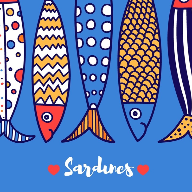 Colorful sardine illustration – what sardines are and what makes them special