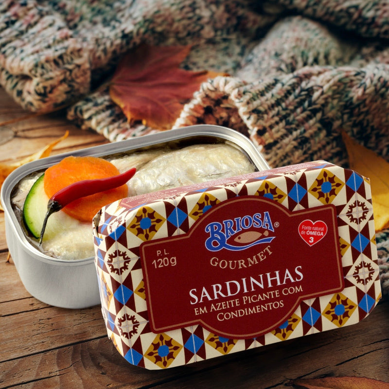 Sardynki w pikantnej oliwie z oliwek | Briosa Gourmet
