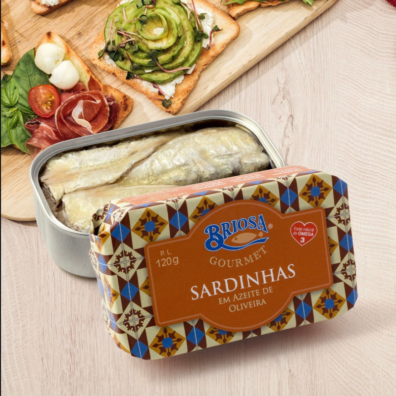 Sardynki portugalskie w oliwie z oliwek | Briosa Gourmet