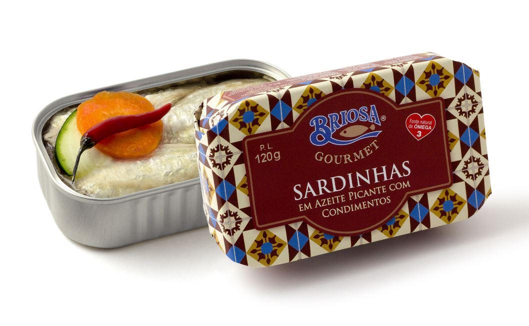 Sardynki w pikantnej oliwie z oliwek Briosa GOURMET