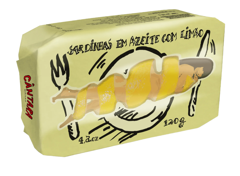 Sardynki w oliwie z oliwek z cytryną | Cantara CREATIVE