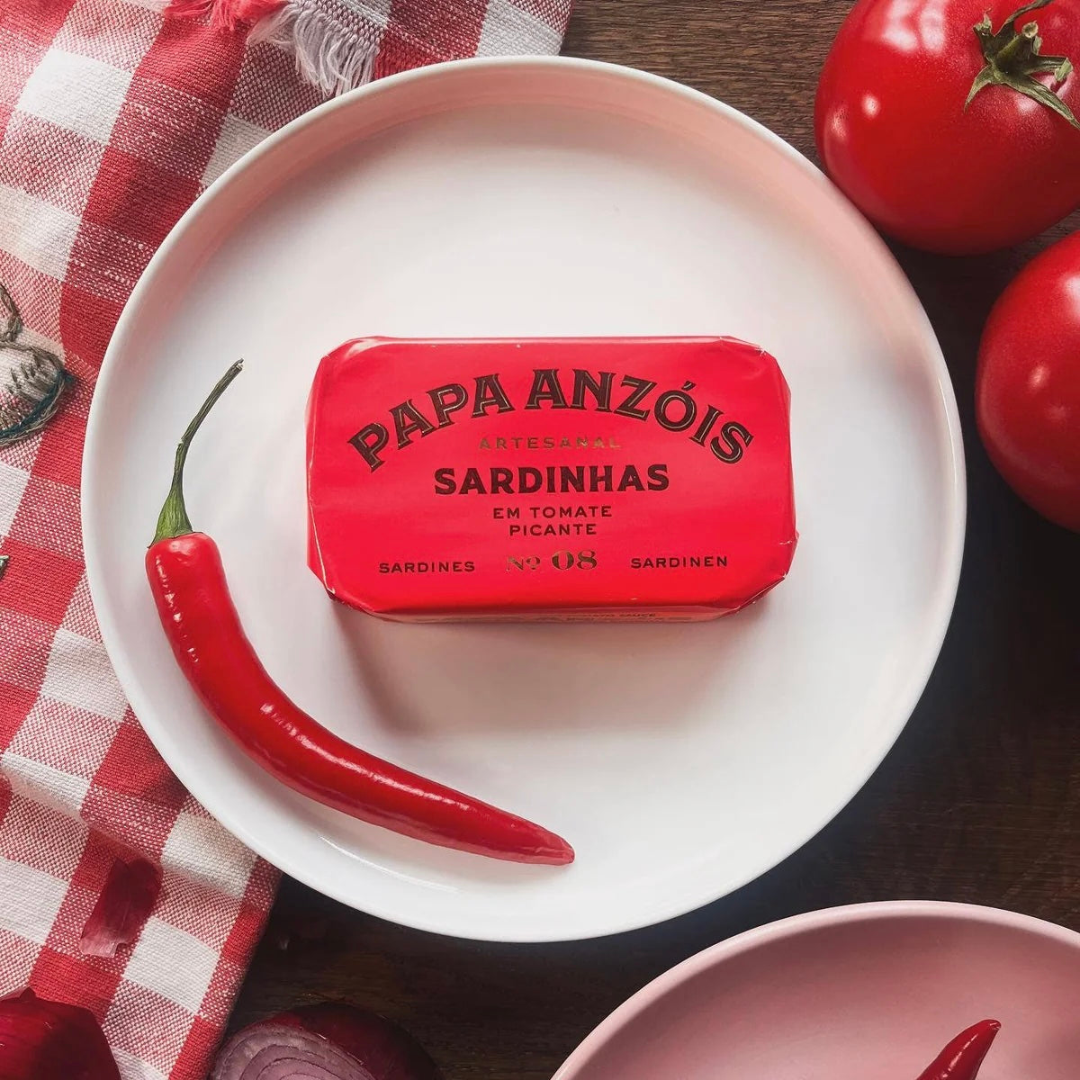 Sardynki w pikantnym sosie pomidorowym z oliwą extra virgin | Papa Anzóis