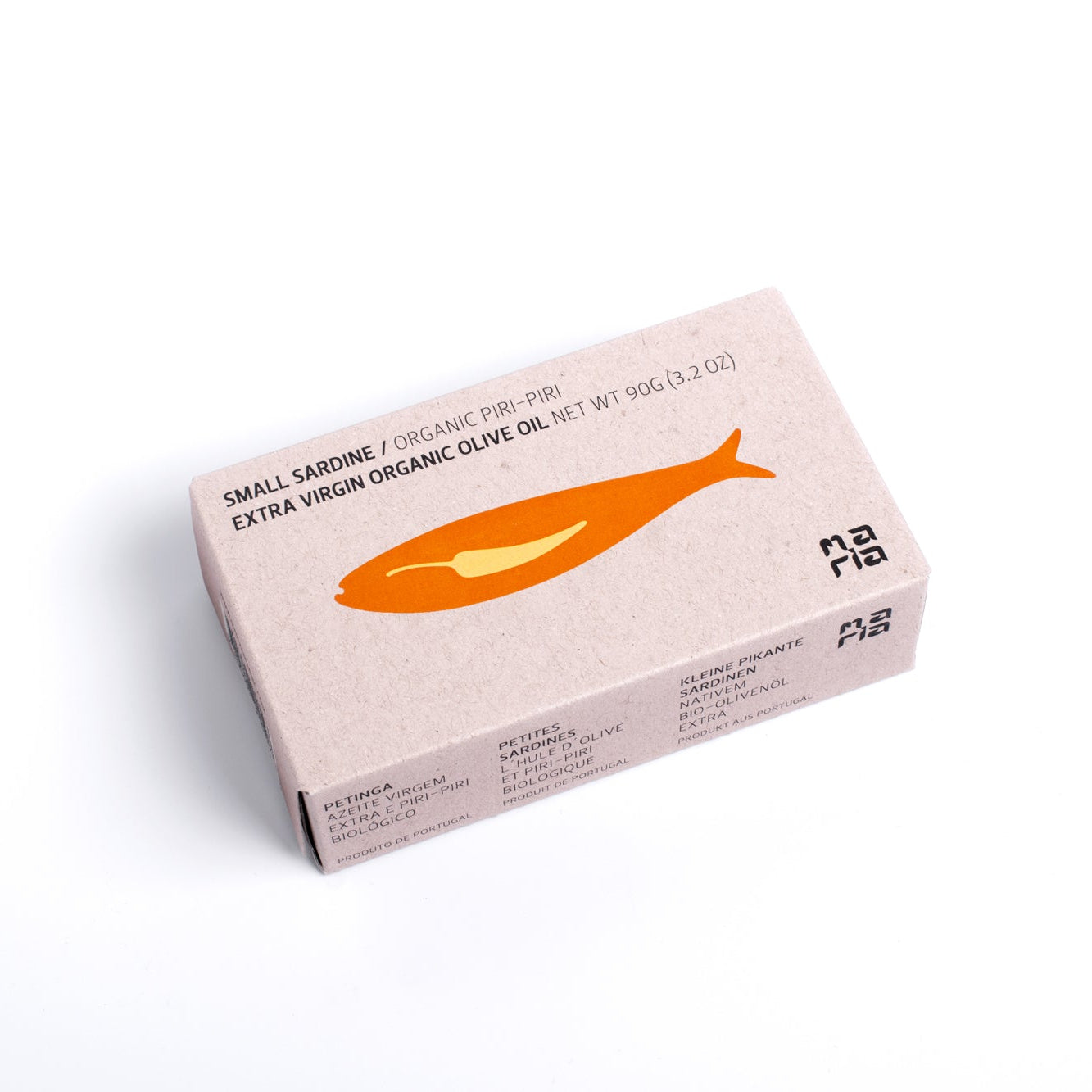 Małe sardynki w ekologicznej oliwie z oliwek extra virgin z ekologiczną papryczką chili (BIO) | Maria Organic 1