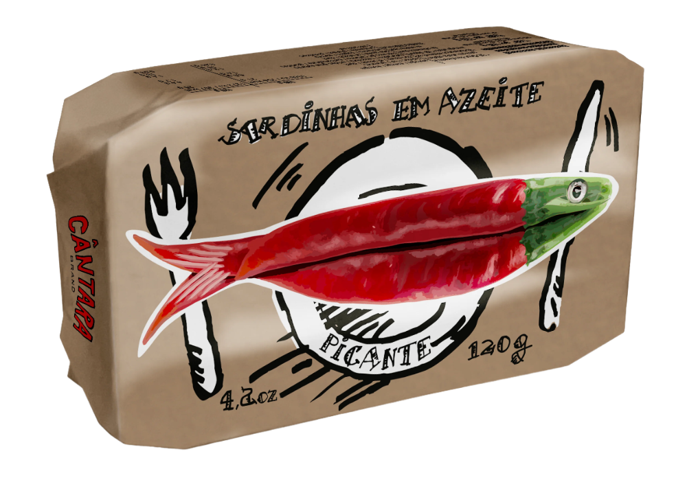Sardynki w pikantnej oliwie z oliwek | Cantara CREATIVE