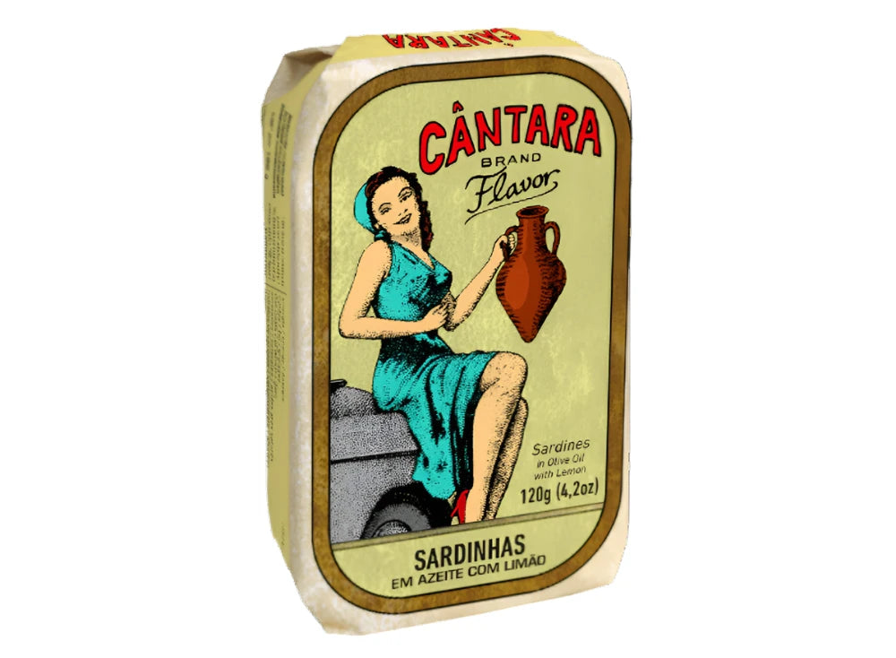 Sardynki w oliwie z oliwek z cytryną Cantara VINTAGE