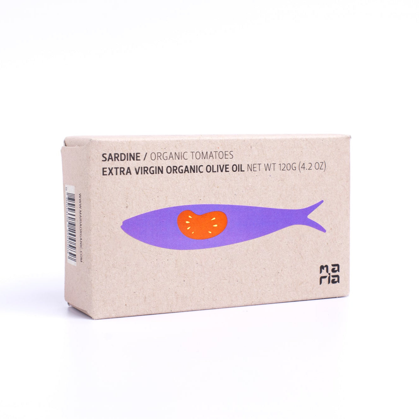 Sardynki w puszce w ekologicznym sosie pomidorowym z oliwą z oliwek extra virgin | Maria Organic