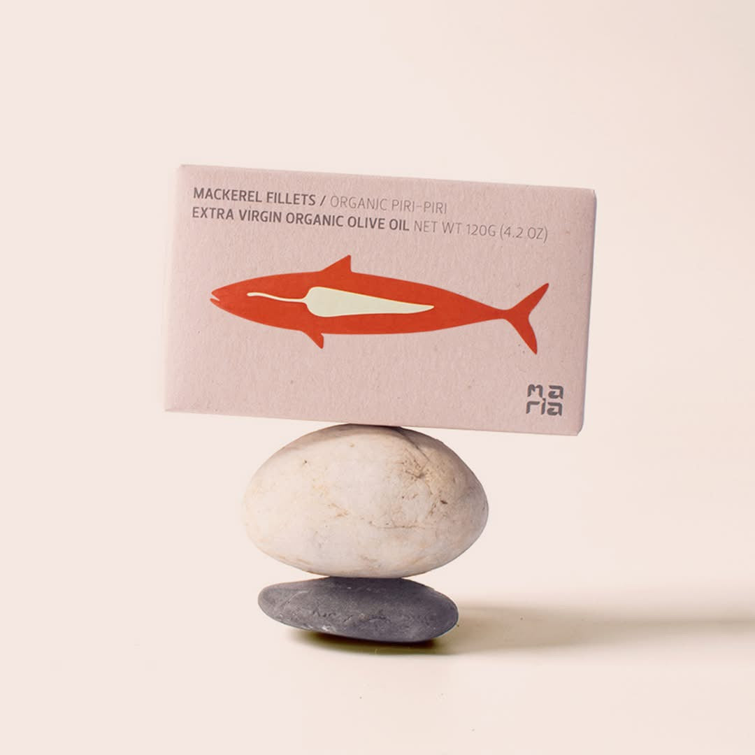 Filet z makreli w ekologicznej oliwie z oliwek extra virgin z chili (BIO) | Maria Organic