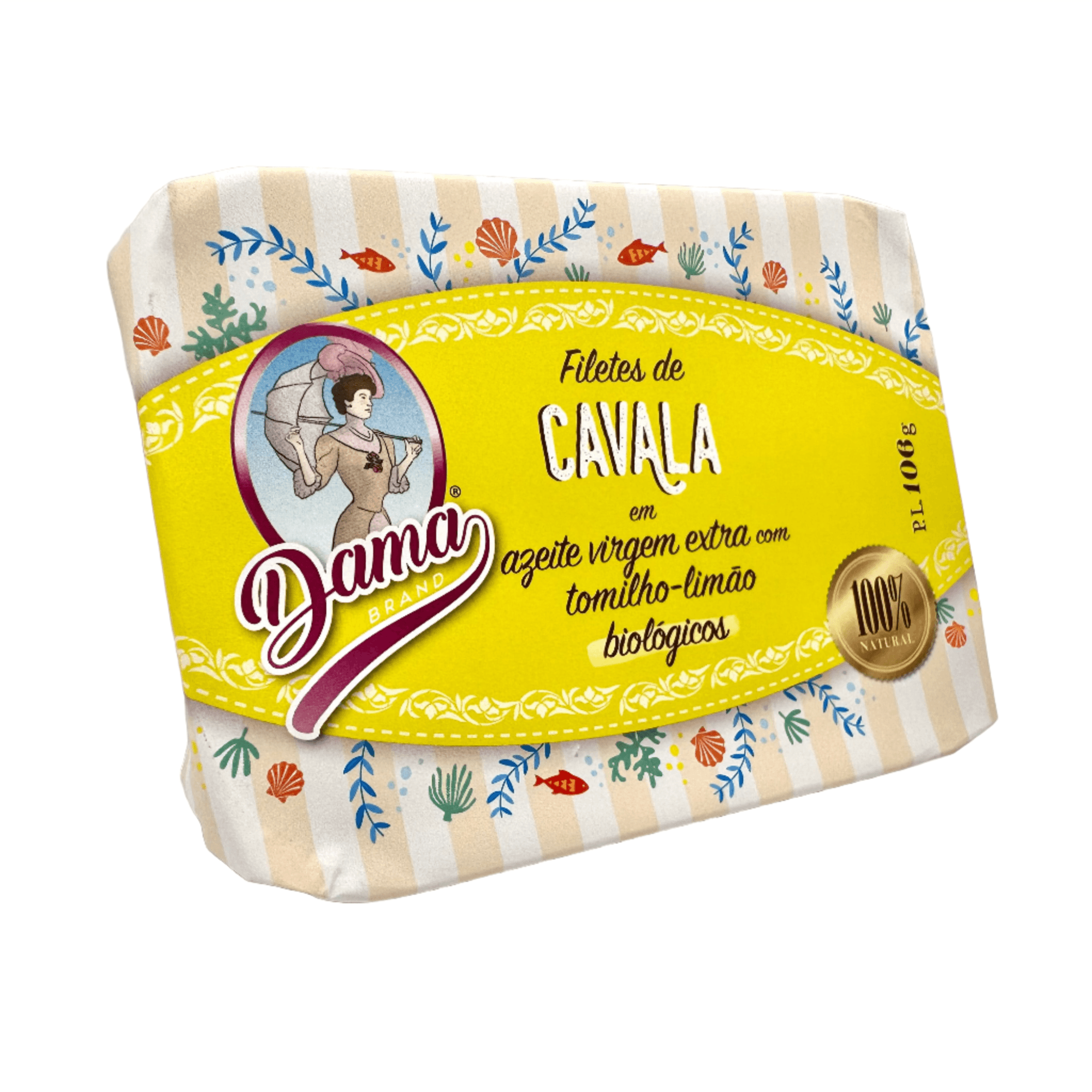 Filet z makreli w ekologicznej oliwie z oliwek extra virgin z tymiankiem cytrusowym (BIO) | Dama