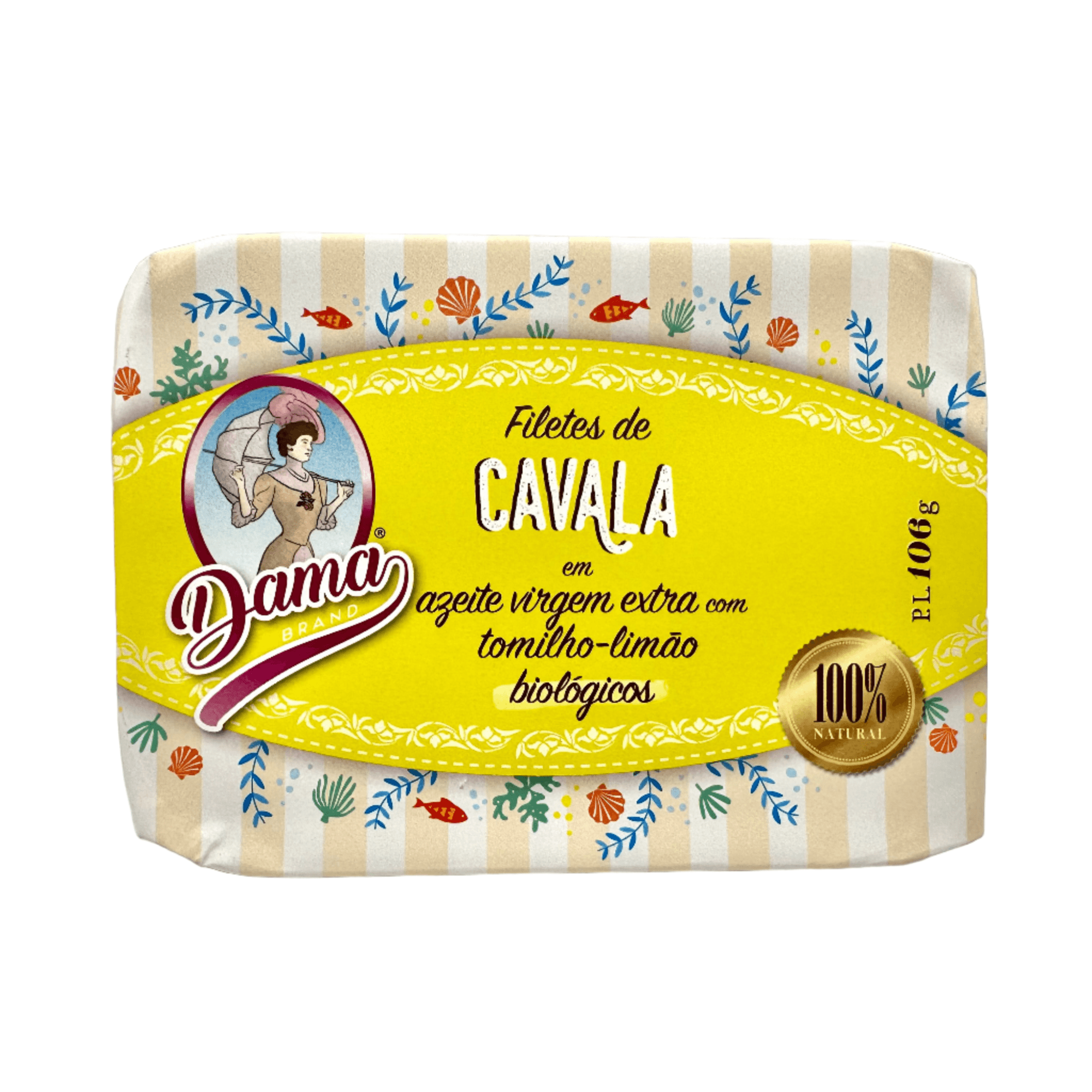 Filet z makreli w ekologicznej oliwie z oliwek extra virgin z tymiankiem cytrusowym (BIO) | Dama