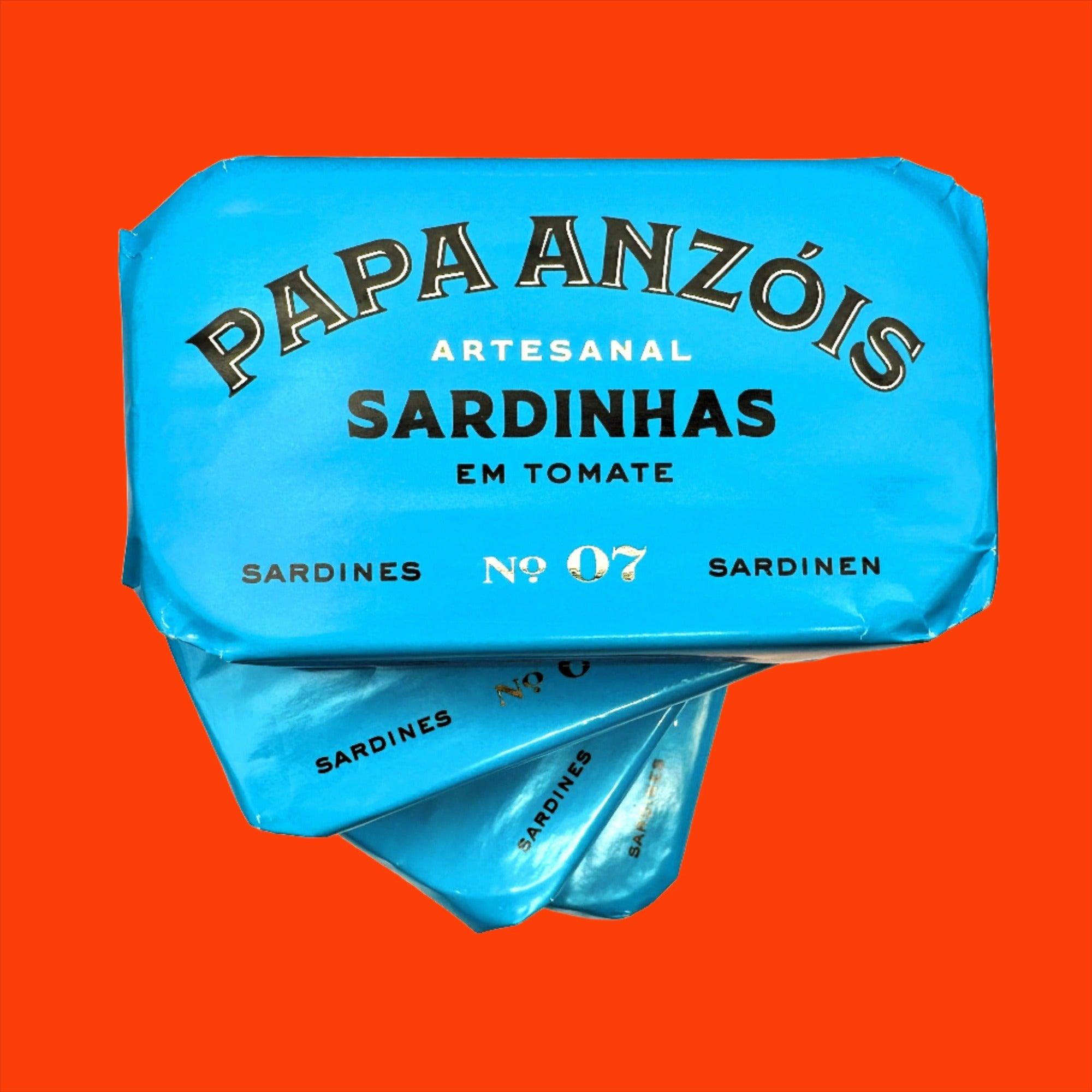 Sardynki w sosie pomidorowym z oliwą z oliwek extra virgin | Papa Anzóis