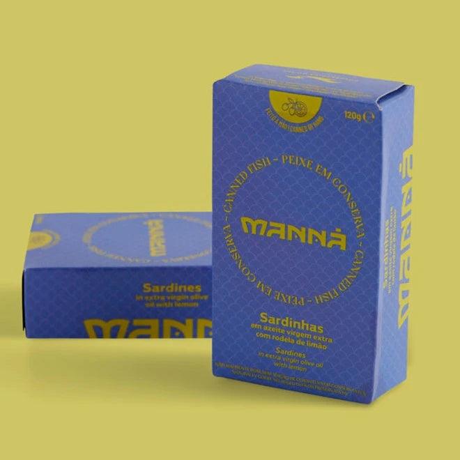Sardynki w oliwie z oliwek extra virgin z cytryną | Manná