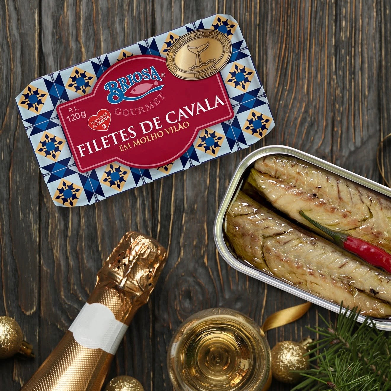 Skumbrių filė Vilão padaže  Briosa Gourmet