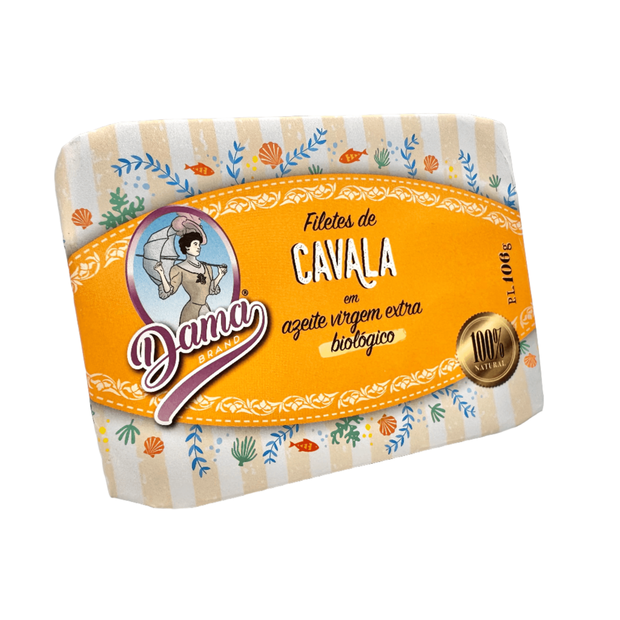 Filet z makreli w ekologicznej oliwie z oliwek extra virgin (BIO) | Dama