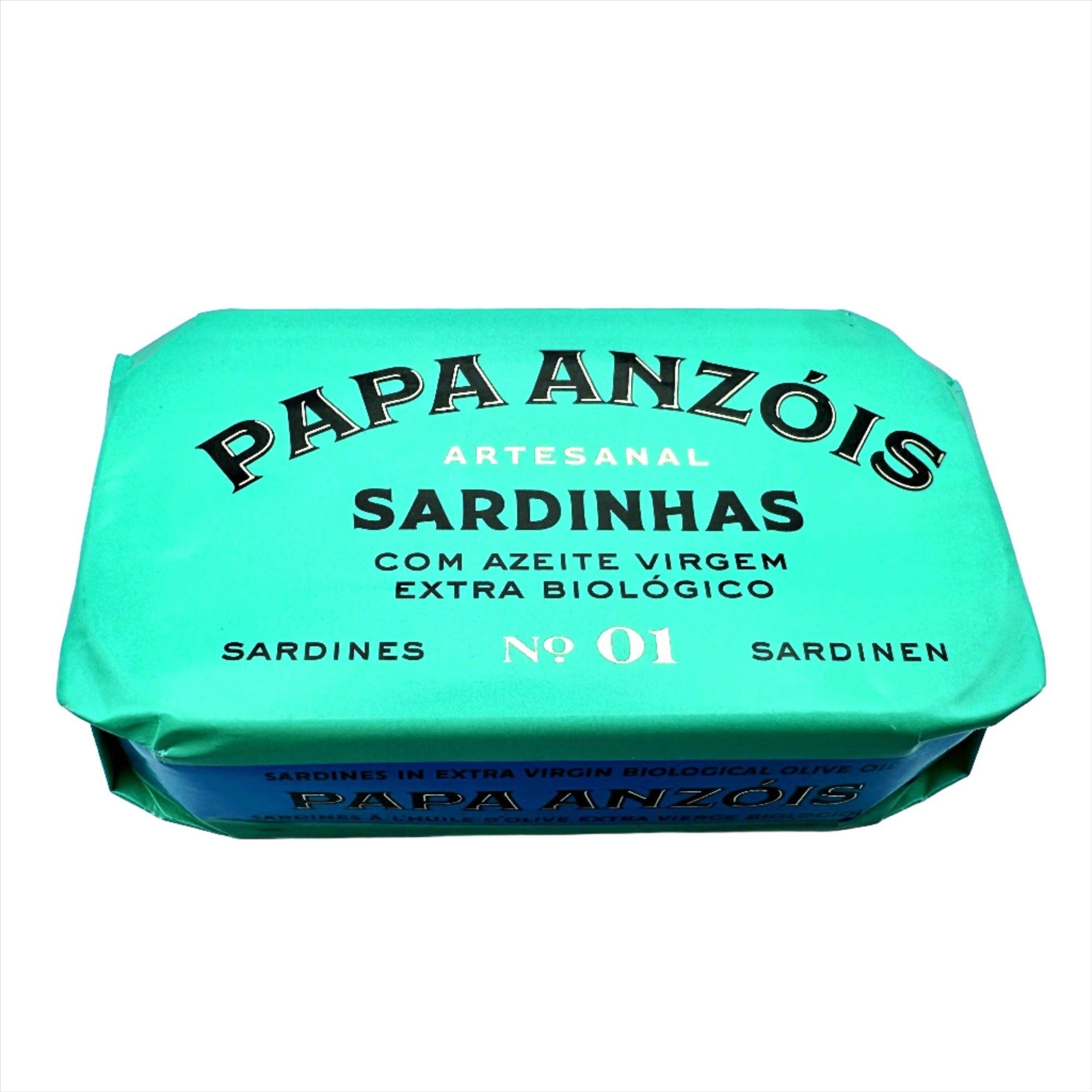 Sardynki w ekologicznej oliwie z oliwek extra virgin | Papa Anzois z Sardinele