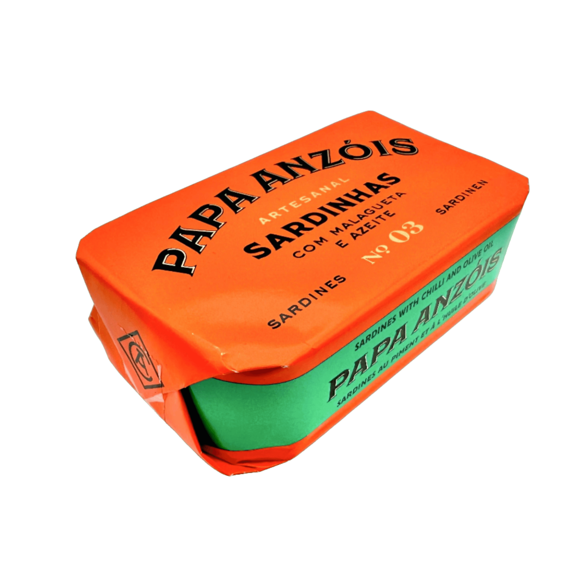 Sardynki w oliwie z oliwek z papryczką chili Papa Anzois 1