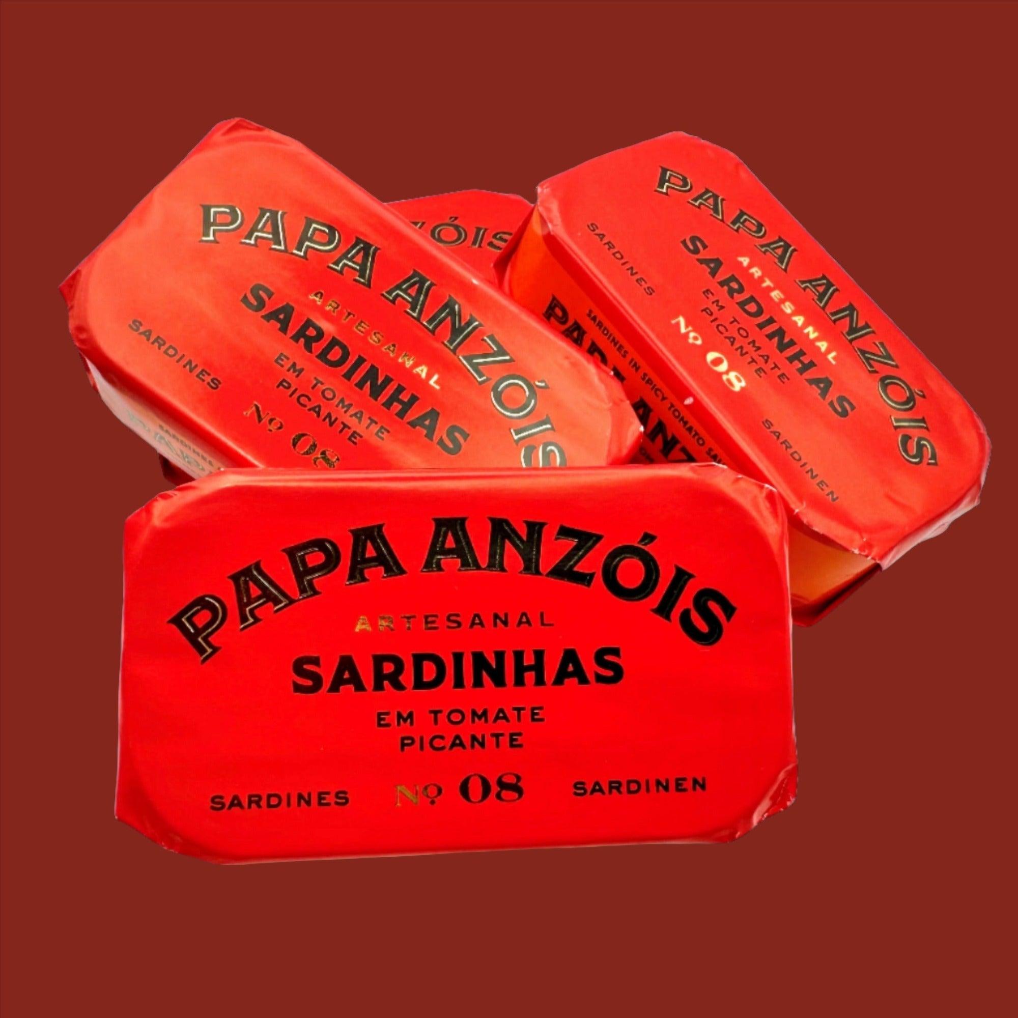 Sardynki w pikantnym sosie pomidorowym z oliwą extra virgin | Papa Anzóis
